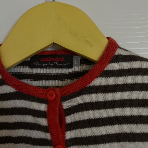 Adorable Catimini Two-Piece Knit Outfit - Sweater & Dress Set - Picture 4 of 10